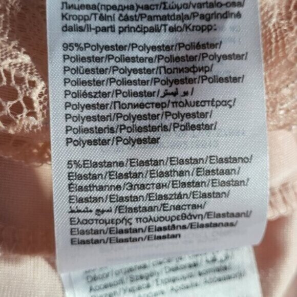 Vero- Moda Peach Velvet Scarlett Slip Dress Small - Picture 7 of 7